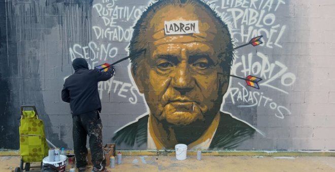 El autor del mural a favor de Hasél: "Las ideas no se encarcelan, sino se discuten"
