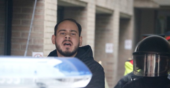 Pablo Hasél ingressa a presó després de ser detingut a la Universitat de Lleida