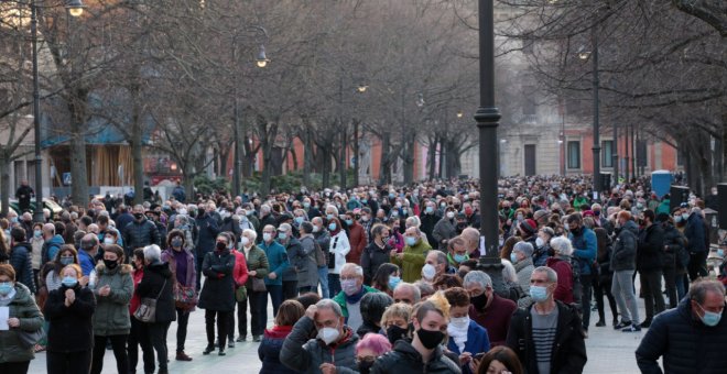 Una manifestación en Pamplona pide que se investiguen las torturas en España, "sistemáticas y legitimadas por las instituciones"