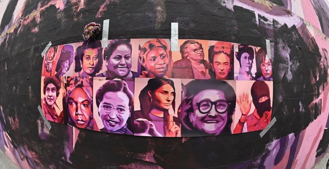 Más Madrid y PSOE piden restaurar el mural feminista de Ciudad Lineal vandalizado el 8M