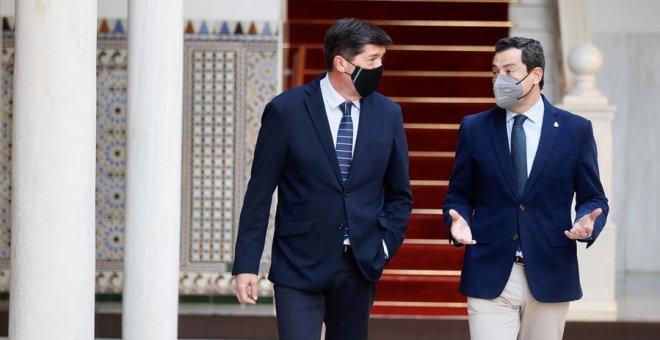 PP y Cs se conjuran en Andalucía para mantener el Gobierno hasta el final de la legislatura, en 2022