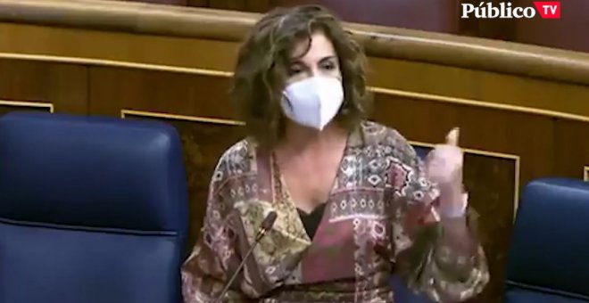 María Jesús Montero pide al PP que se disculpen por el "vete al médico" de uno de sus diputados