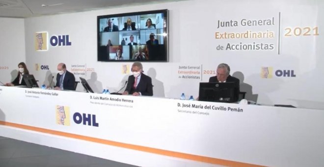 Los accionistas de OHL dan luz verde la plan de refinanciación de la constructora