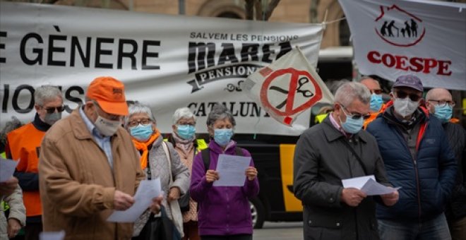 La Marea Pensionista de Catalunya vuelve a salir a la calle en defensa del sistema público de pensiones