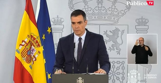 Pedro Sánchez defiende el proceso de vacunación: "Todas las vacunas que se administran a la población cuentan con todas las garantías"