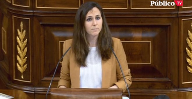 Ione Belarra señala en el Congreso los abusos encubiertos en el seno de la Iglesia católica