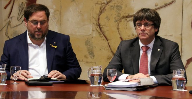 Junqueras i Puigdemont es retroben aquest dimecres amb la tensió personal i la divergència d'estratègies de fons