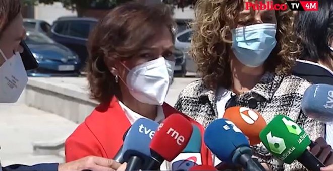 Carmen Calvo reconoce la derrota "sin ambages" del PSOE