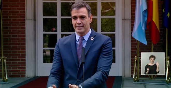 Pedro Sánchez: "El estado de alarma es el pasado"