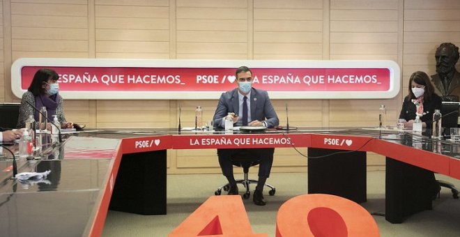 500 militantes de Izquierda Socialista reclaman a Sánchez normalizar las relaciones con el PSOE