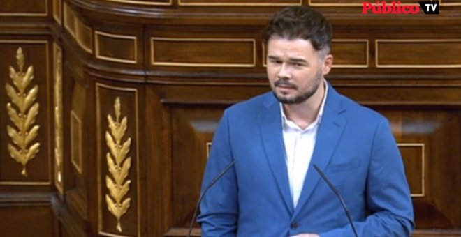 El mensaje de Gabriel Rufián sobre el cambio climático: "Algún día, en esta rifa de la extinción, nos tocará a nosotros"