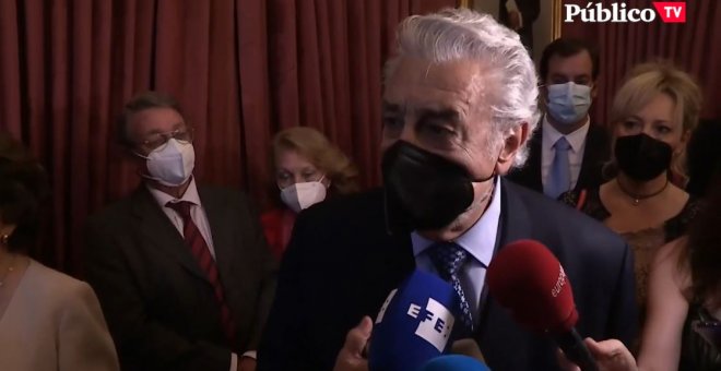 Plácido Domingo, sobre la ovación recibida por el público: "Madrid me dijo 'Plácido, eres nuestro'"