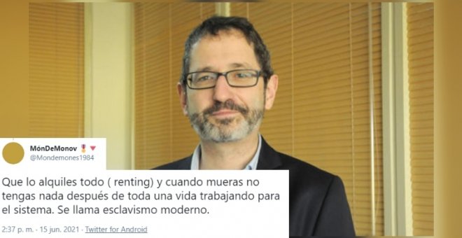 Martín Urriza denuncia que la vivienda en propiedad es una reminiscencia franquista y los tuiteros reaccionan así