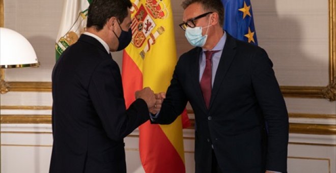 Un sondeo de la Junta da mayoría absoluta a PP y Vox en Andalucía