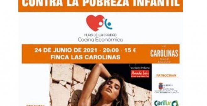 Organizaciones exigen la retirada de un cartel sexista para un desfile de moda solidario contra la pobreza infantil