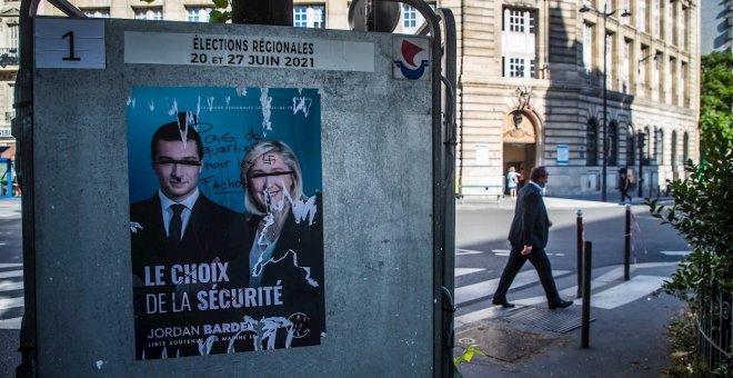 La ultraderecha francesa se desinfla en unos comicios regionales marcados por la alta abstención