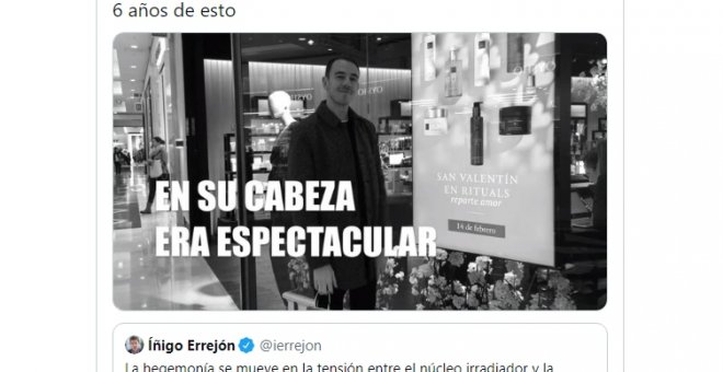 Errejón se responde a sí mismo a su famoso tuit del "núcleo irradiador" seis años después