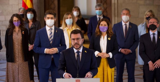 Aragonès pressiona Sánchez: "Els indults no acaben amb la repressió, és l'hora de l'amnistia i d'un referèndum acordat"