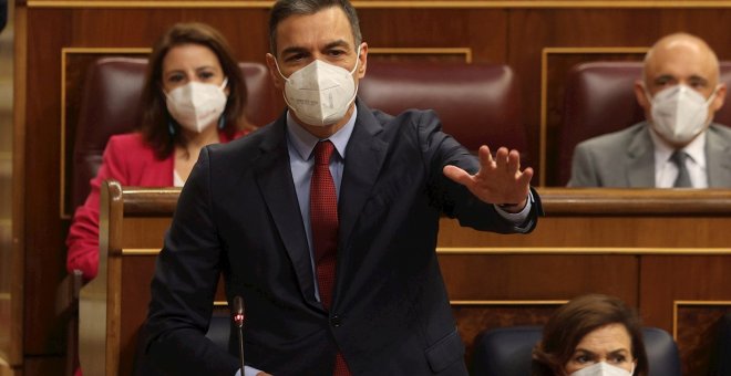 Sánchez pide a ERC construir "concordia y convivencia" mientras Casado le pide que dimita