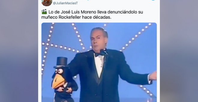 "Lo de José Luis Moreno lleva décadas denunciándolo su muñeco Rockefeller": el antiguo 'sketch' que se ha hecho viral tras su detención