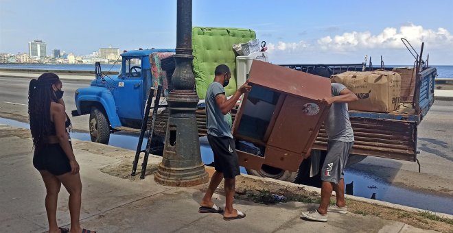 La tormenta Elsa pone a La Habana en alerta