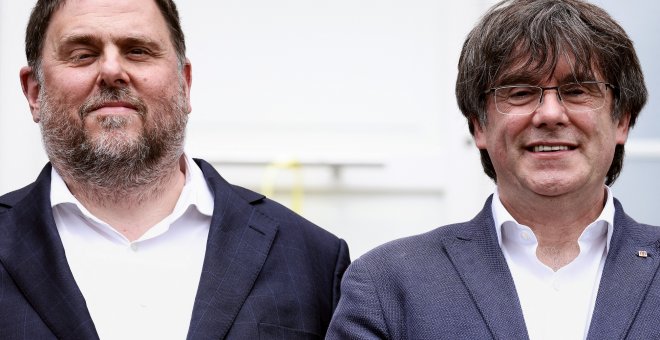 El reencuentro entre Puigdemont y Junqueras o el inicio de la tercera fase del 'procés' independentista