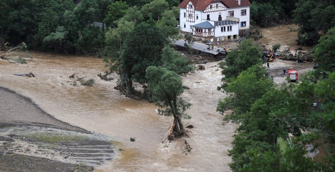 Las devastadoras e inéditas imágenes de las inundaciones en Alemania