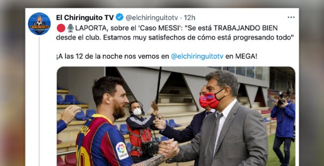 Troleada de Gerard Piqué a 'El Chiringuito' de Pedrerol a cuenta de los audios de Florentino