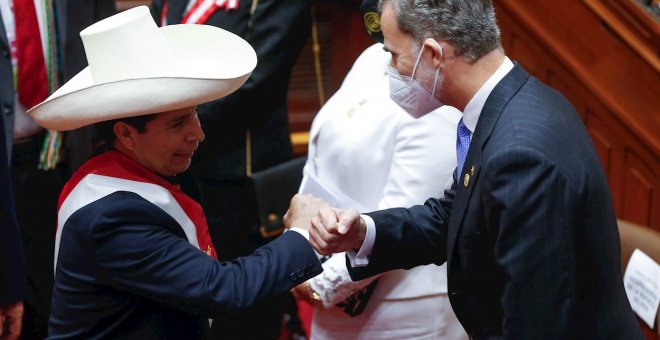 Castillo carga contra la monarquía española en un discurso anticolonialista pronunciado frente a Felipe VI