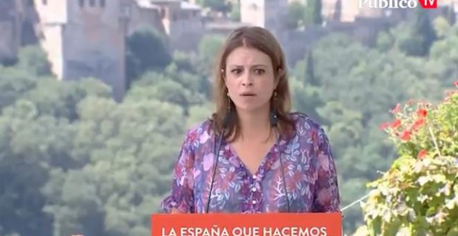 Adriana Lastra, sobre Afganistán: "España es un refugio seguro para las mujeres y las niñas que huyen de la violencia"