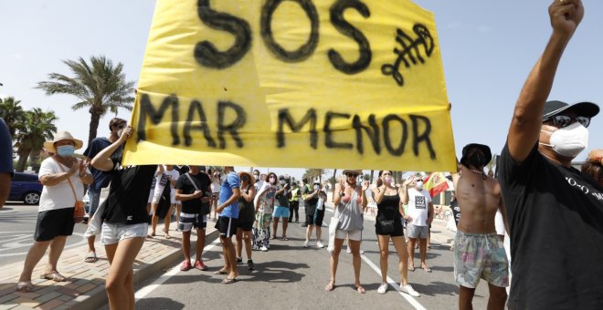 El Gobierno de Murcia pide que se declare al Mar Menor como zona catastrófica