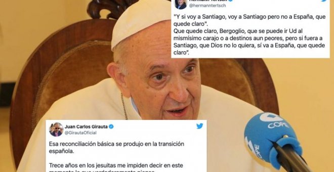 La derecha tuitera de Vox se indigna con el papa 'progre'