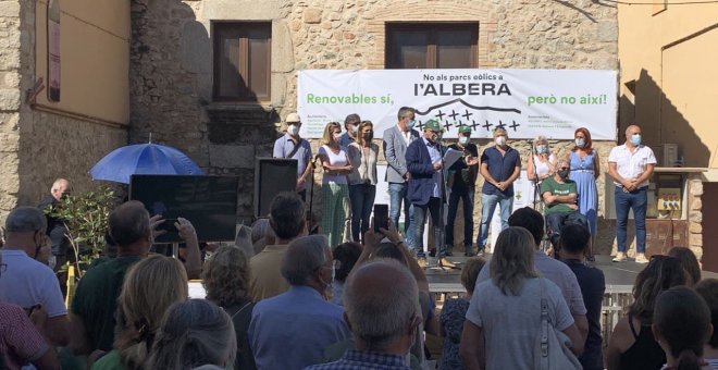 Veïns i institucions protesten contra els projectes eòlics "desproporcionats i especulatius" a l'Albera