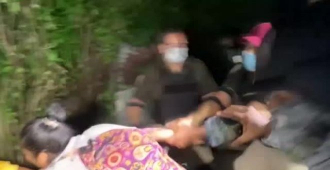 Violento operativo en México para detener otra caravana de migrantes