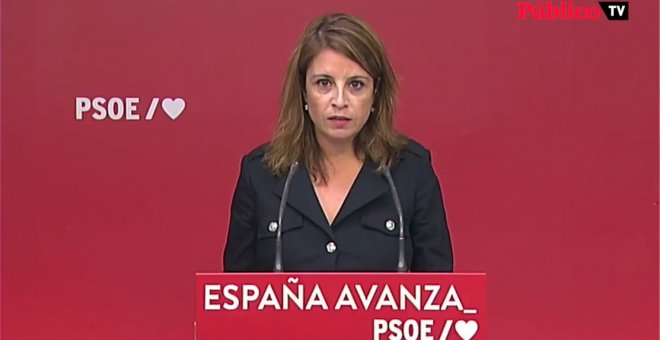 Adriana Lastra, sobre la renovación del CGPJ: "Casado mantiene secuestradas las instituciones por interés partidista"