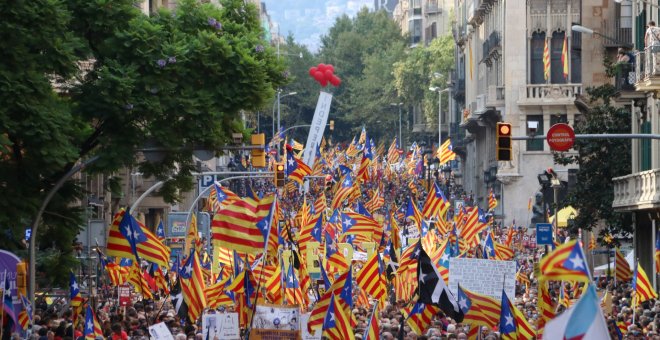 L'independentisme recupera part de la força al carrer i pressiona el Govern a tocar de la taula de diàleg