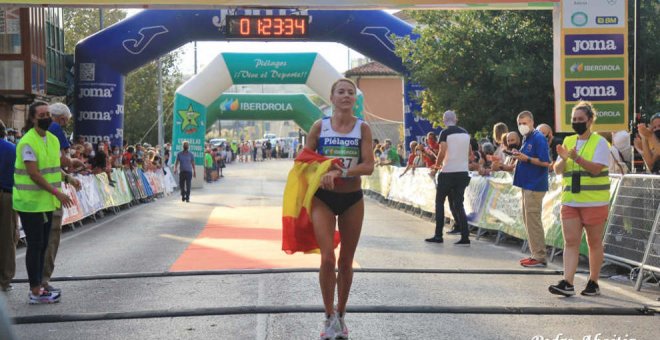 Irene Pelayo, Subcampeona de España de Medio Maratón en Oruña de Piélagos