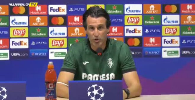 Emery sobre el Atalanta: "Es nivel Inter, nivel Juventus, nos ilusiona, nos reta"