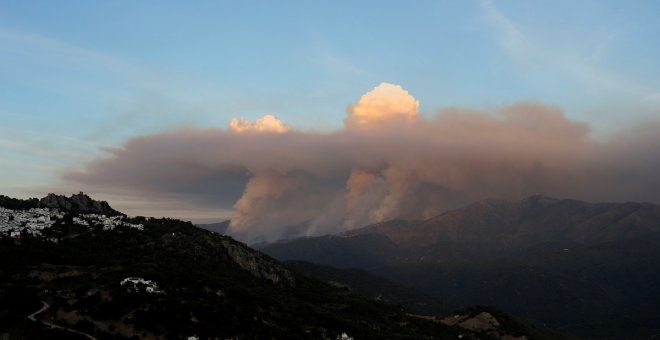 El incendio "de sexta generación" de Sierra Bermeja: por qué es tan potente y cuáles son sus causas