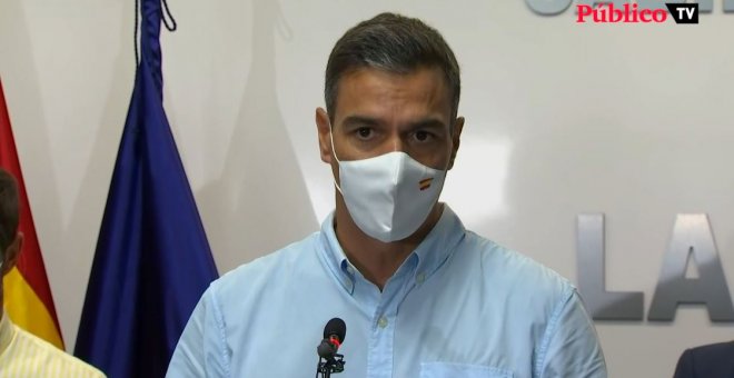Sánchez anuncia que La Palma será declarada como zona de emergencia