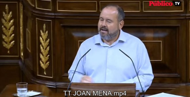 Joan Mena se planta ante Vox: "Empiece por denunciarme a mí. Sus discursos son machistas, racistas y homófobos"
