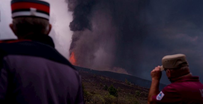 Así evoluciona la erupción volcánica en la Cumbre Vieja de La Palma, en directo