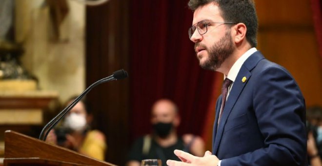 Aragonès replica les dures crítiques de l'oposició i acusa al PSC de no tenir un projecte alternatiu pels reptes del país