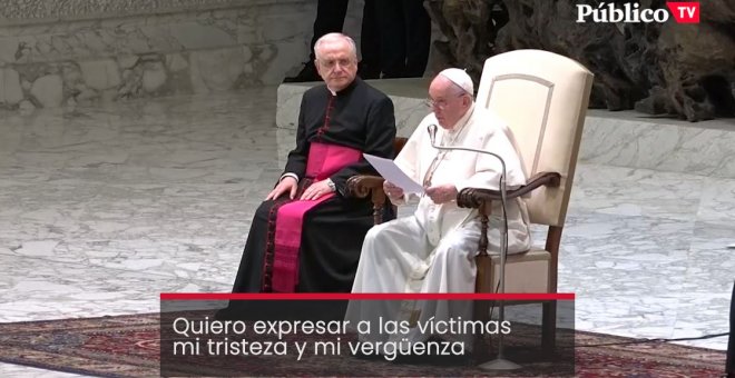 El papa Francisco expresa su "vergüenza" por la "larga incapacidad de la Iglesia" para gestionar los casos de pederastia