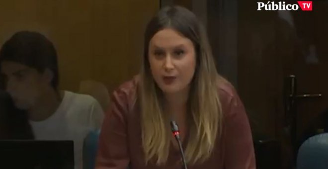 Alejandra Jacinto propone a Ayuso 'jugar' al 'Yo Nunca' en la Asamblea de Madrid