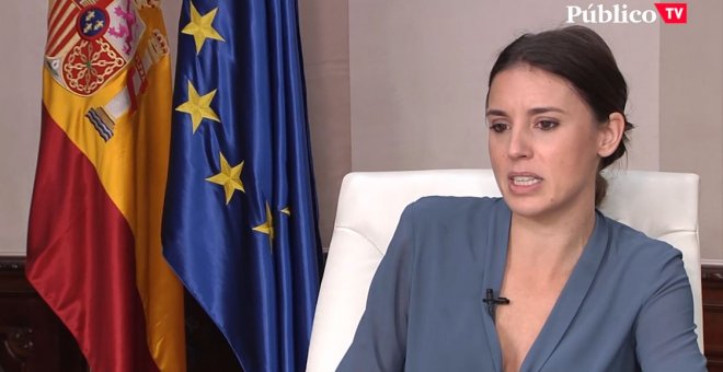 Irene Montero: "Tenemos que defender a las que luchan contra las violencias machistas. Es el caso de Juana Rivas o María Salmerón"