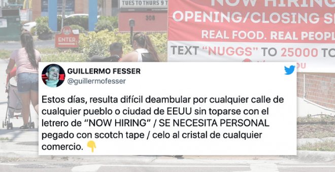 El devastador hilo de Guillermo Fesser sobre la precariedad de muchos empleos, la ausencia de servicios públicos y la política migratoria de EEUU