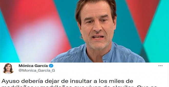 El actor Alberto San Juan responde a las polémicas declaraciones de Ayuso: "Echar la culpa a la parte más débil es una estrategia de la parte dominante que habría que superar"