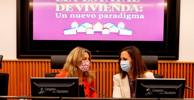 Yolanda Díaz, sobre la decisión del TC: "Es el resultado de un proceso de deterioro de nuestras instituciones"