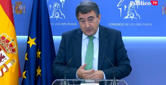 Aitor Esteban: "No vamos a presentar una enmienda a la totalidad porque hemos llegado a un acuerdo"